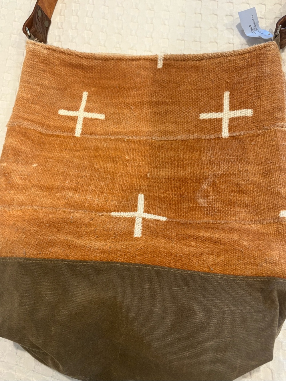 Jenna Bee Handmade tote crafted from African mudcloth - Picture 6 of 9
